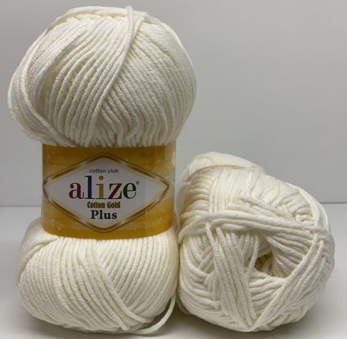 Alize Cotton Gold Plus 62 - Light Cream
