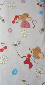 Children's fitted sheet 100% cotton 1.0 Κόκκινο - Πράσινο - Μπλέ