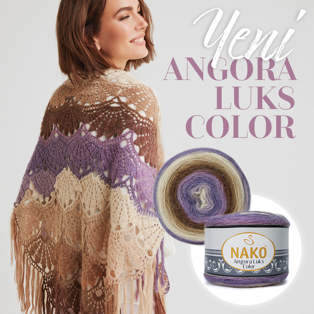 Nako Angora Lux Color