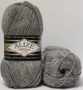 Alize Superlana Klasik 21 - Grey Melange