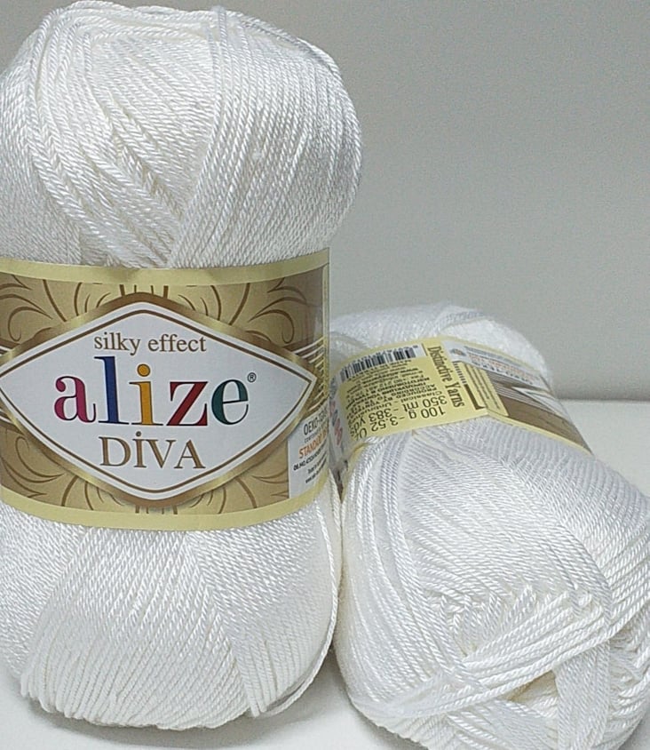 Alize Diva 1055 - Sugar White