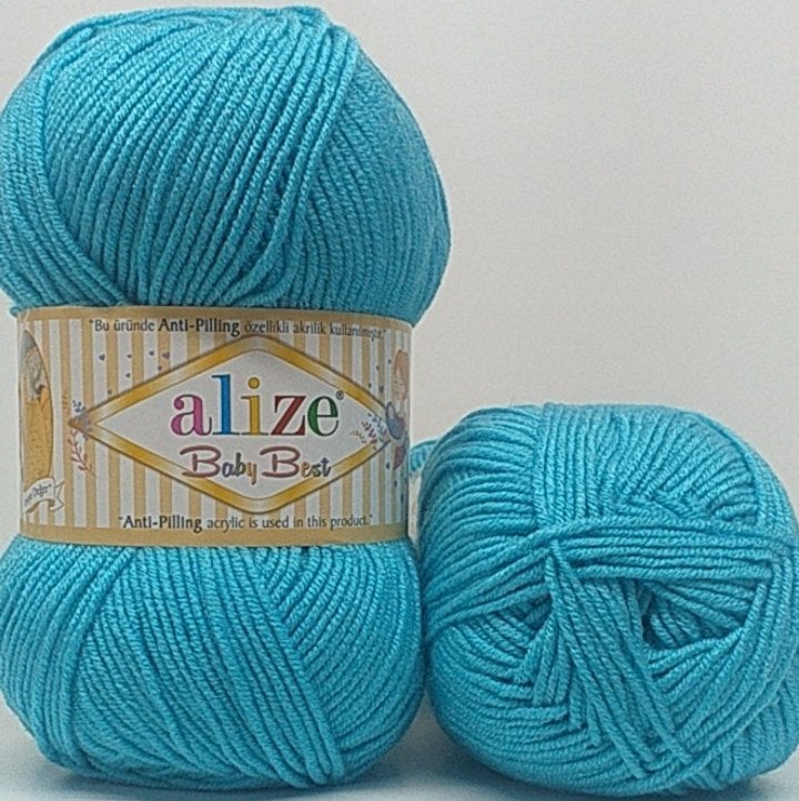 5 Alize Baby Best 287 - Turquoise