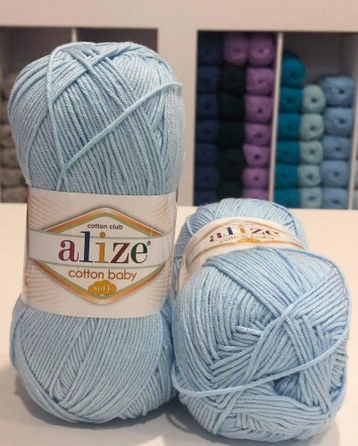 Alize Cotton Baby Soft 40 - Blue