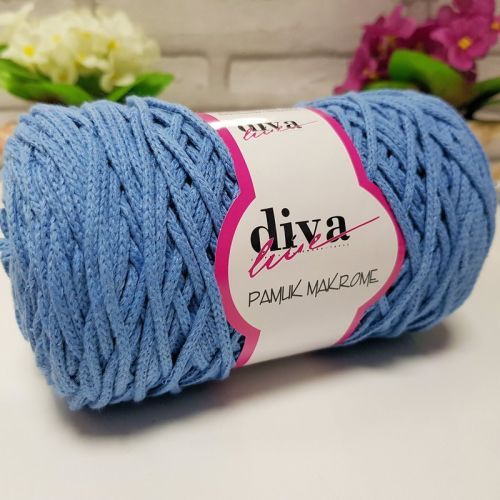 Diva Cotton Macrame 1256 - Blue
