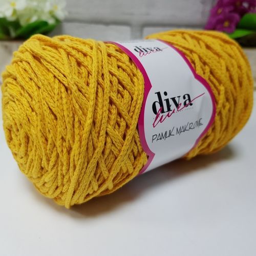 Diva Cotton Macrame 2123 - Yellow