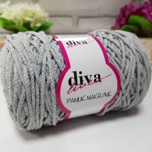 4 Diva Cotton Macrame 2107 - Grey
