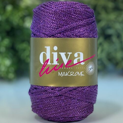 14 Diva Simli Macrame 4250 - Purple