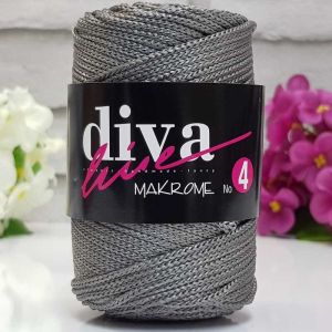 3. Diva Macrame no 4 ( Thick) 64 - Dark Grey
