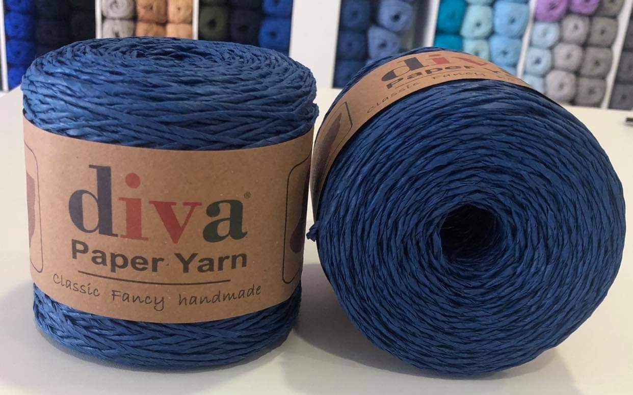 Ψαθί Diva Paper Yarn 2601 - Saks blue