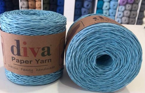Ψαθί Diva Paper Yarn 280 - Turquoise