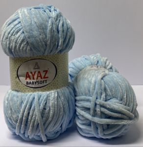 Ayaz Βελουτέ Baby Soft 1076 - Light Blue