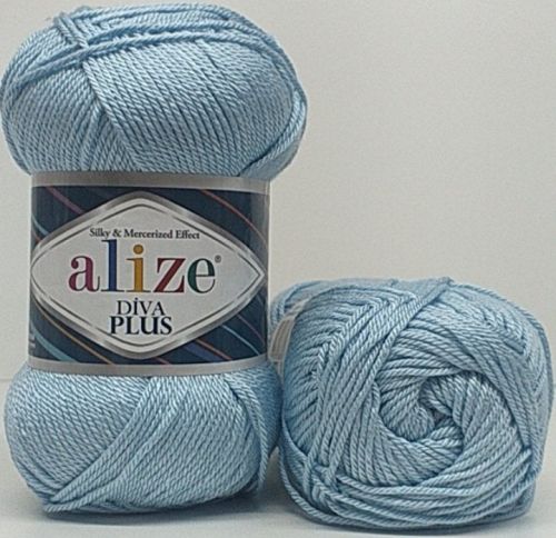 Alize Diva Plus 480 - Light Blue