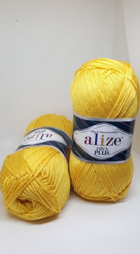 Alize Diva Plus 548 - Yellow