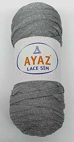 Ayaz Lace Sim (Γυαλιστερό) 1130 - Grey