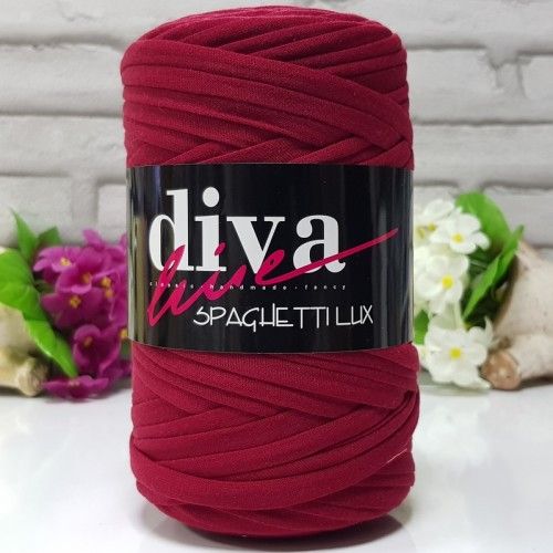 Diva Spagheti  Lux Νημα Ομοιομορφο Σε Παχος Σε Ολο Το Μηκος Του(Ελαδτικο) 1845 - Dark Red