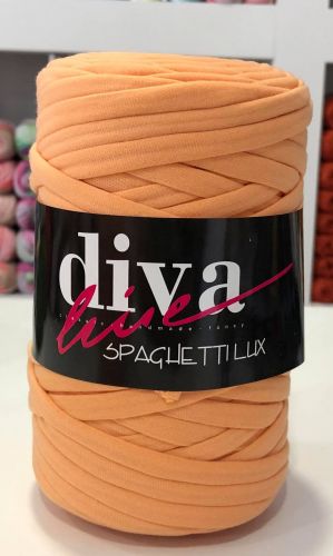 6 Diva Spaghetti Lux Νημα Ομοιόμορφο 135 - Orange (T-shirt Yarn)