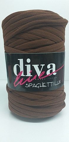 Diva Spagheti  Lux Νημα Ομοιομορφο Σε Παχος Σε Ολο Το Μηκος Του(Ελαδτικο) 576 - cacao