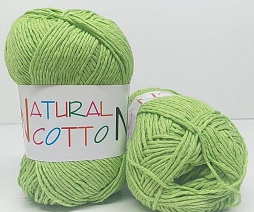 Natural Cotton Pistachio
