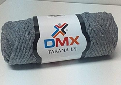 Diva Cotton Twist DMX Macrame 4mm (Χτενίζετε) 194 - Dark Grey