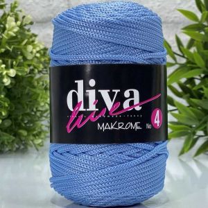 3. Diva Macrame no 4 ( Thick) 220 - Blue
