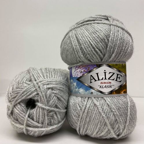 Alize Burcum Klassik 208 - Light grey