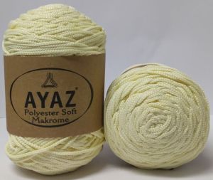 Ayaz Polyester Soft Makrame 1256 - Cream