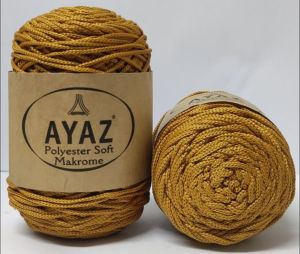 Ayaz Polyester Soft Makrame 1111 - Mustard
