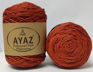 Ayaz Polyester Soft Makrame 1507 - Terra