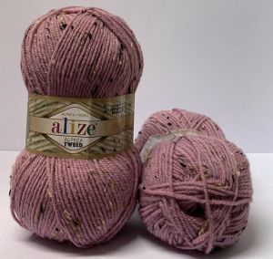 Alize Alpaca Tweed 269 - Dark Rose