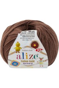 Alize Cotton Gold Hobby 493 - Brown