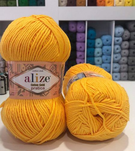 Alize Cotton Gold Pratica 216 - Yellow