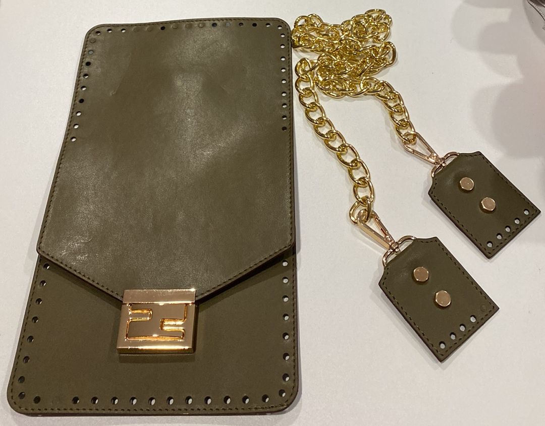 Crossbody Shoulder Bag Set 18*15Cm 1 - Khaki