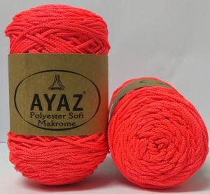 Ayaz Polyester Soft Makrame 1398 - Coral