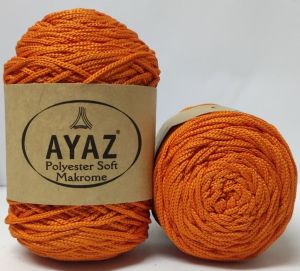 Ayaz Polyester Soft Makrame 1979 - Orange