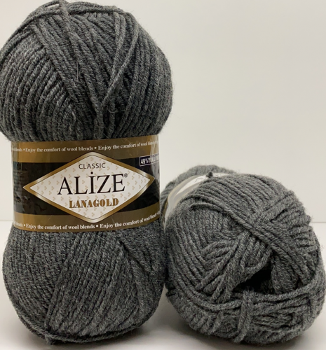 Alize Lanagold 182 - Medium Grey Melange