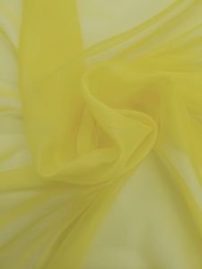 Organza fabric Yellow 2.5m