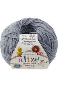 Alize Cotton Gold Hobby 87 - Dark Grey